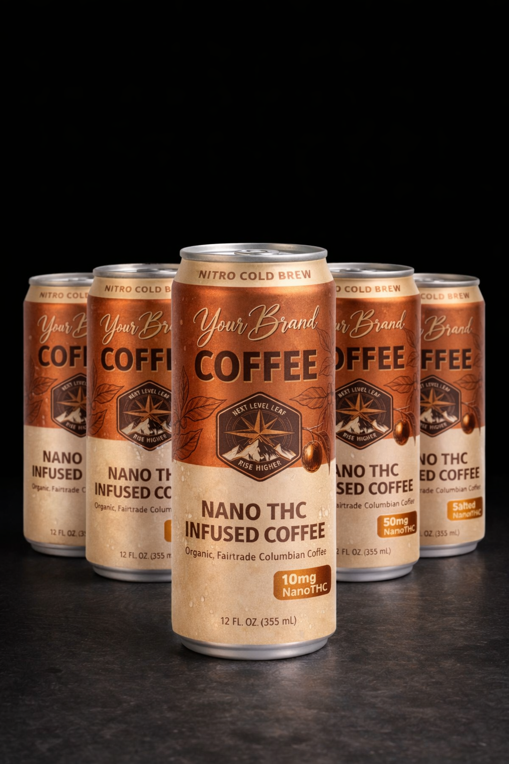 THC coffee compliance labeling testing and infused coffee product packaging examples