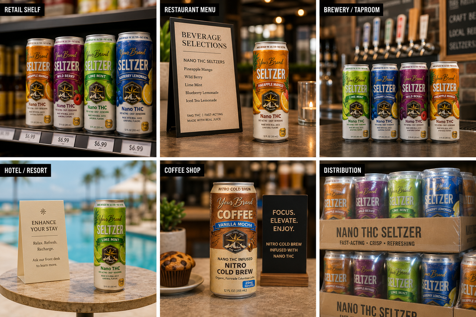 audience-led creator THC beverage brand opportunity with premium canned drinks