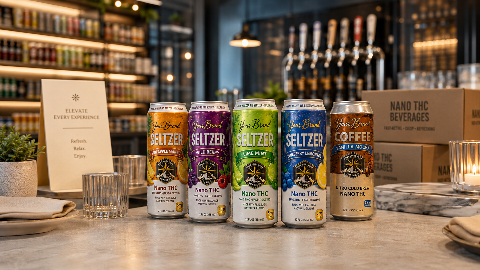 business owners exploring private label THC beverage opportunities