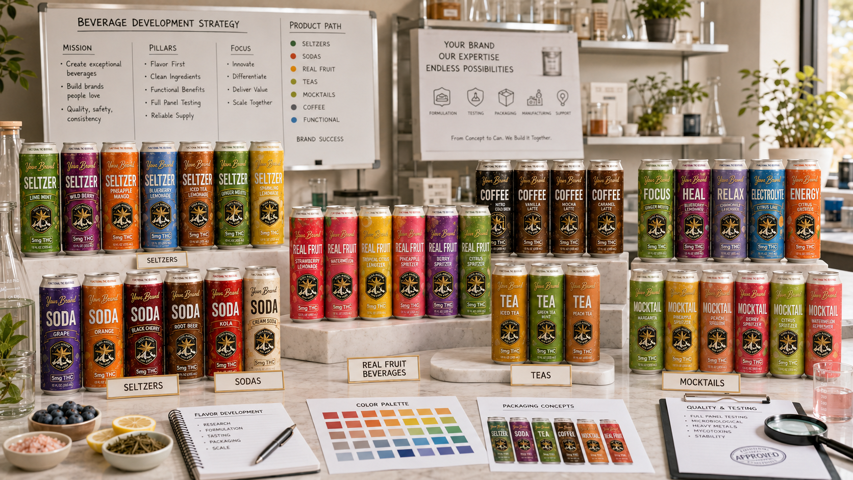 thc beverage manufacturer for THC beverage production planning