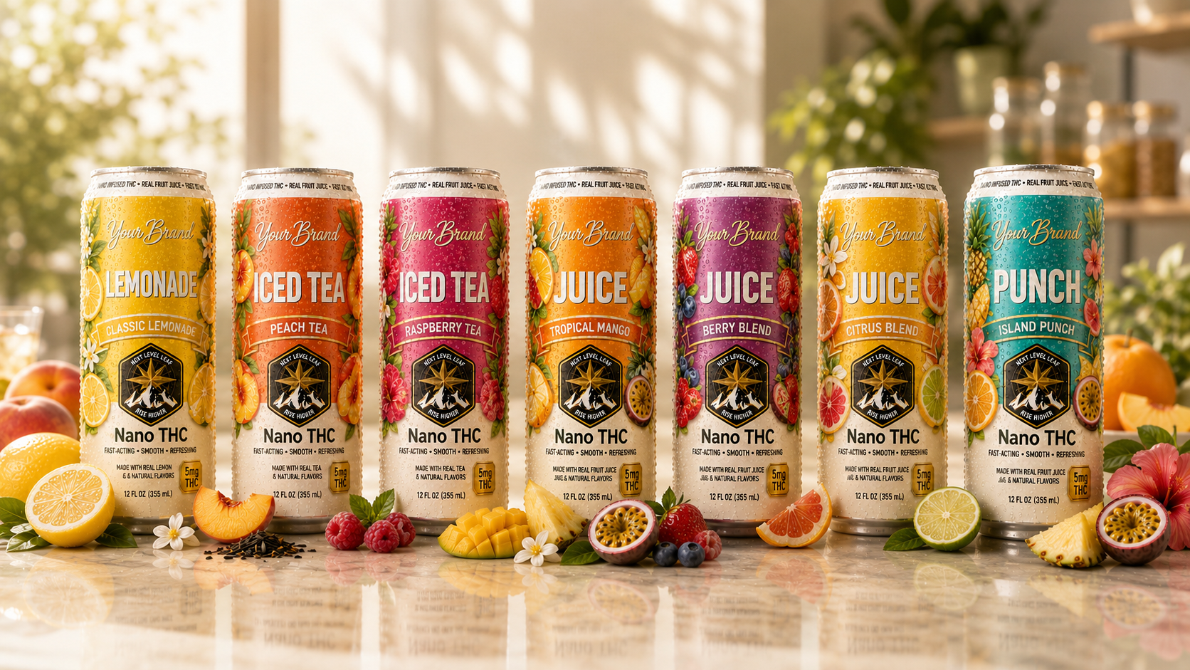 best still THC drink flavor concepts for non-carbonated infused beverages
