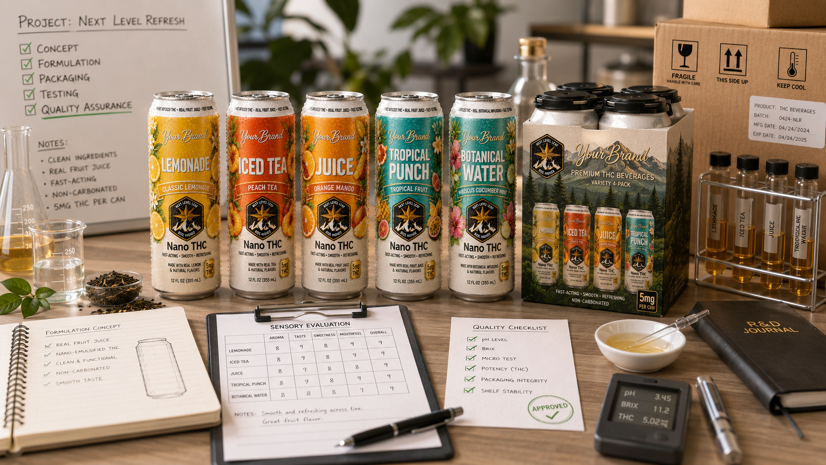 still THC drink shelf life and stability planning for non-carbonated infused beverages