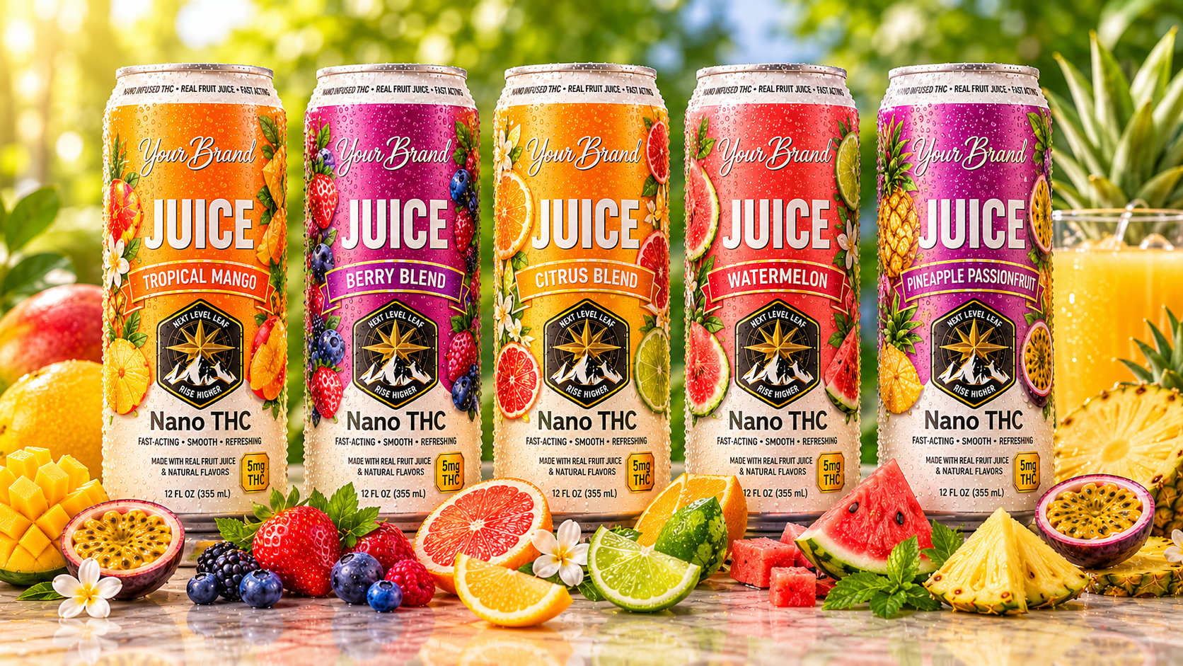 still THC juice concept for fruit-forward non-carbonated infused beverages