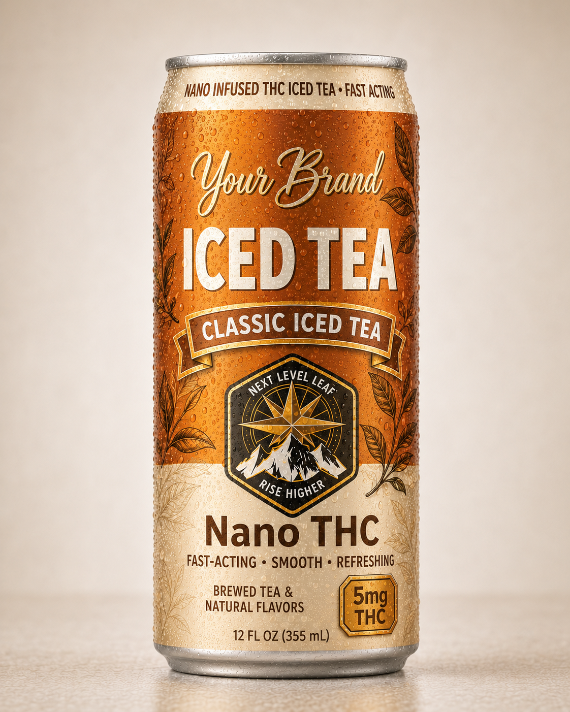 10mg classic THC iced tea concept for mainstream THC tea dosing