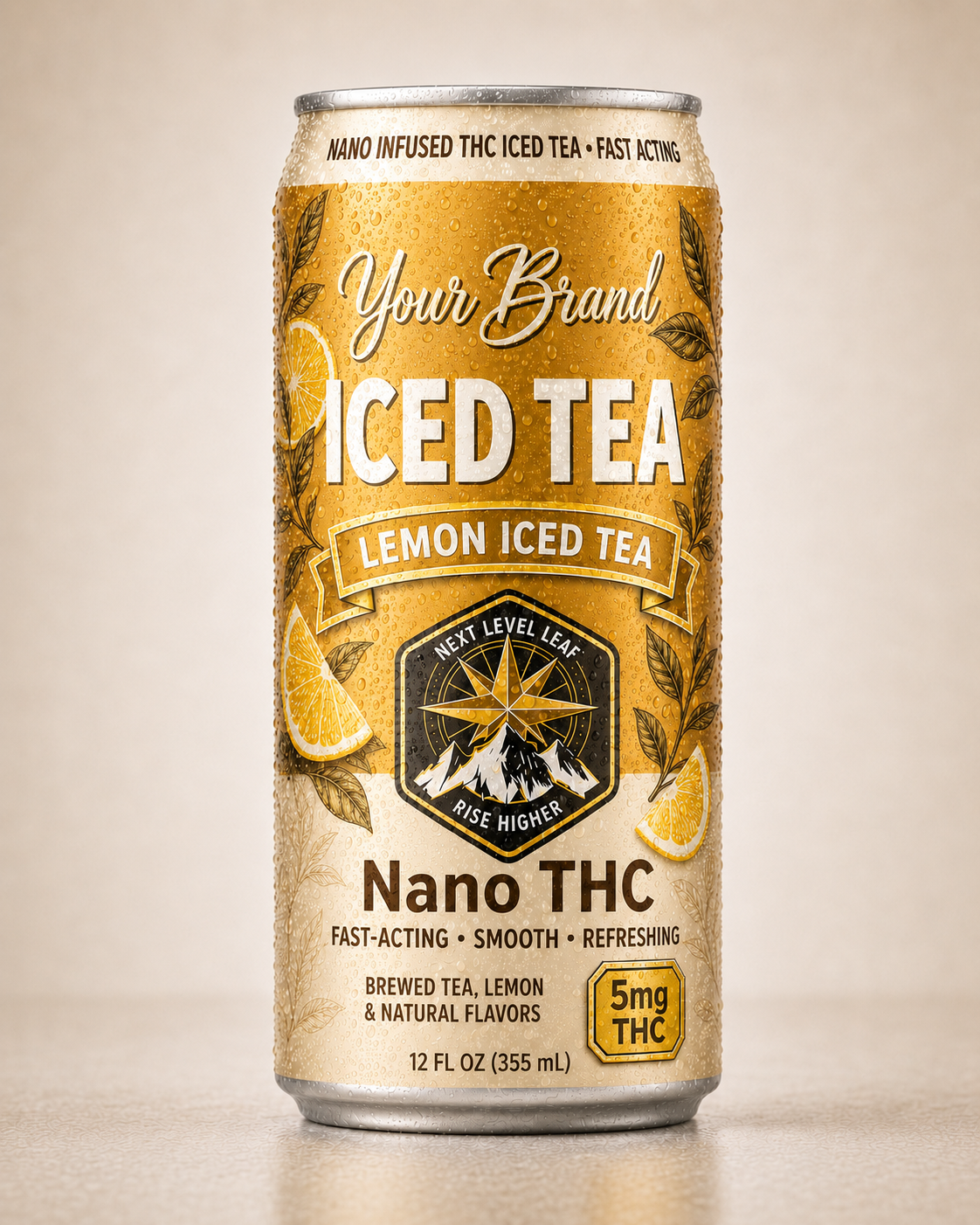 low-dose lemon THC iced tea concept for approachable THC tea dosing